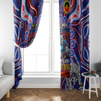 NAIDOC Week 2024 Knights Window Curtain Mascot Rugby