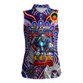 Custom NAIDOC Week 2024 Knights Women Sleeveless Polo Shirt Mascot Rugby DT02