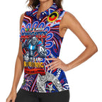 Custom NAIDOC Week 2024 Knights Women Sleeveless Polo Shirt Mascot Rugby DT02