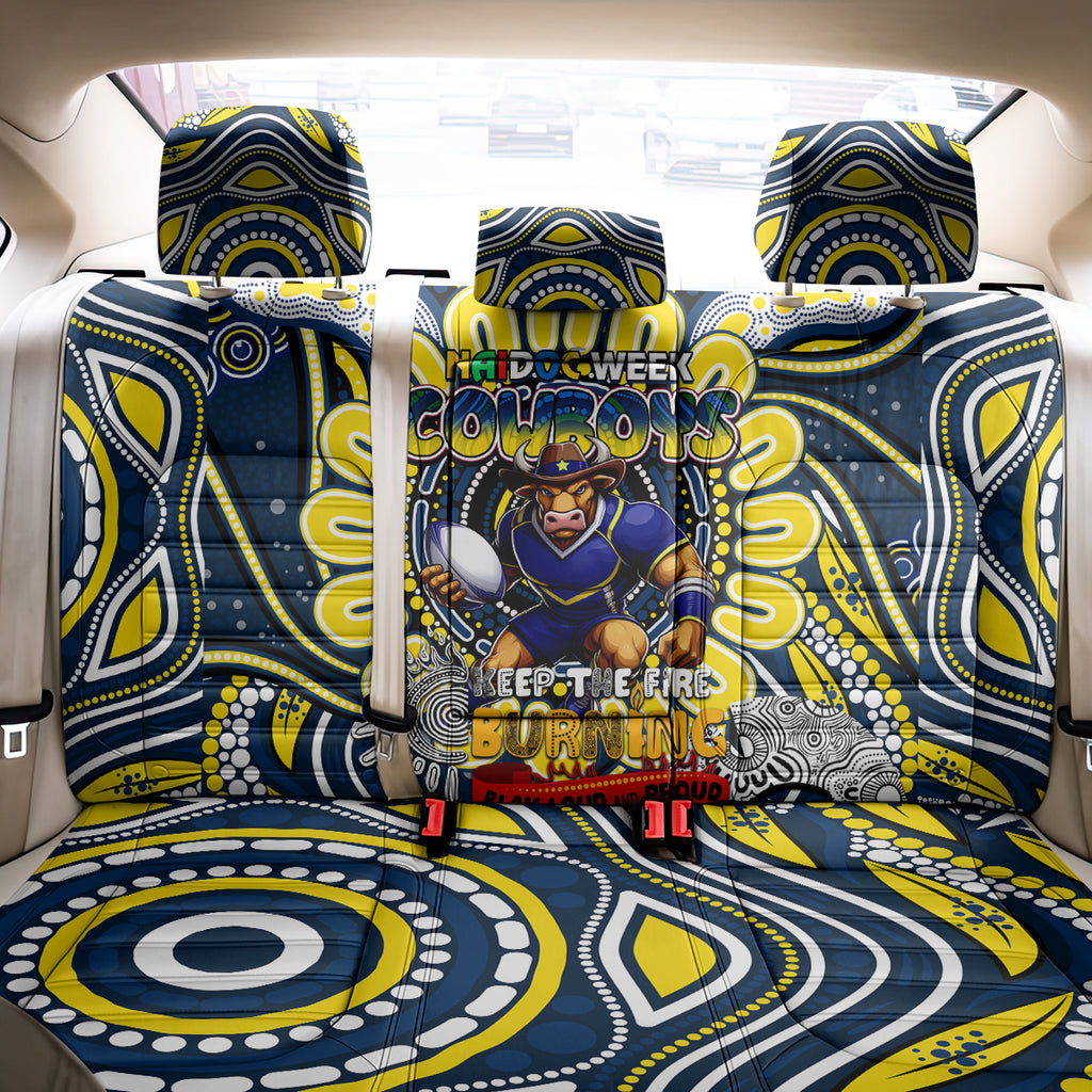NAIDOC Week 2024 Cowboys Back Car Seat Cover Mascot Rugby