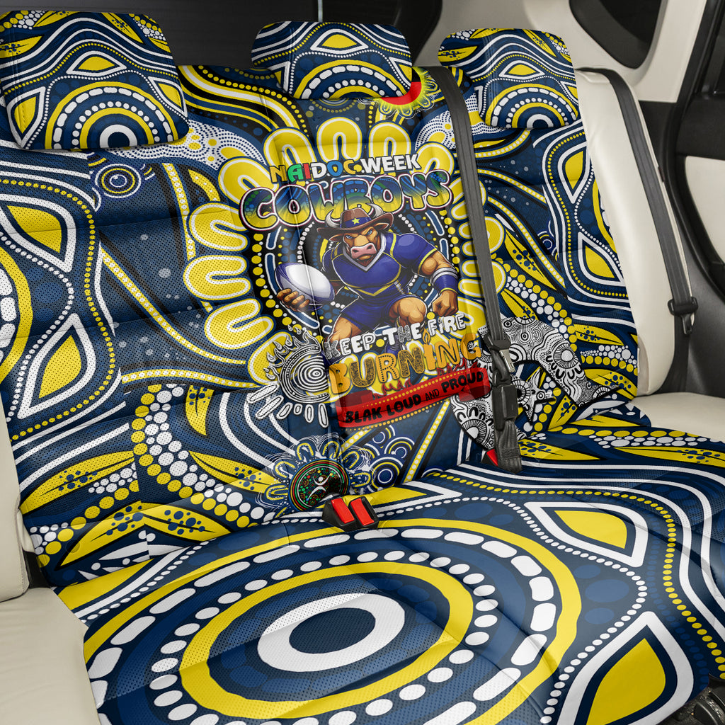 NAIDOC Week 2024 Cowboys Back Car Seat Cover Mascot Rugby