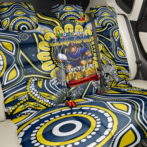 NAIDOC Week 2024 Cowboys Back Car Seat Cover Mascot Rugby