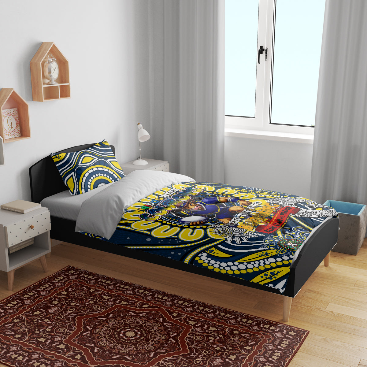 NAIDOC Week 2024 Cowboys Bedding Set Mascot Rugby