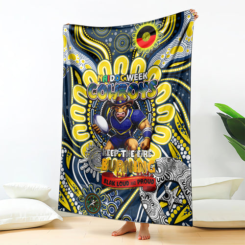 NAIDOC Week 2024 Cowboys Blanket Mascot Rugby