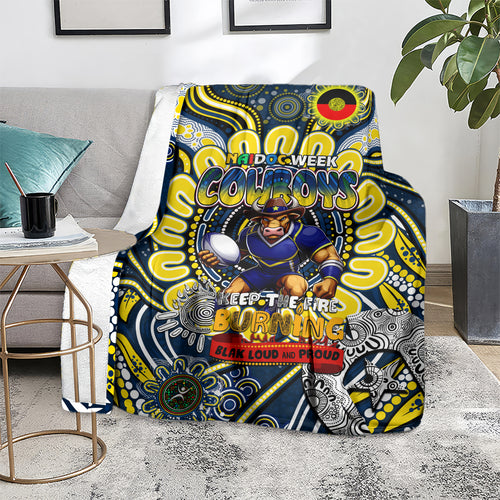 NAIDOC Week 2024 Cowboys Blanket Mascot Rugby
