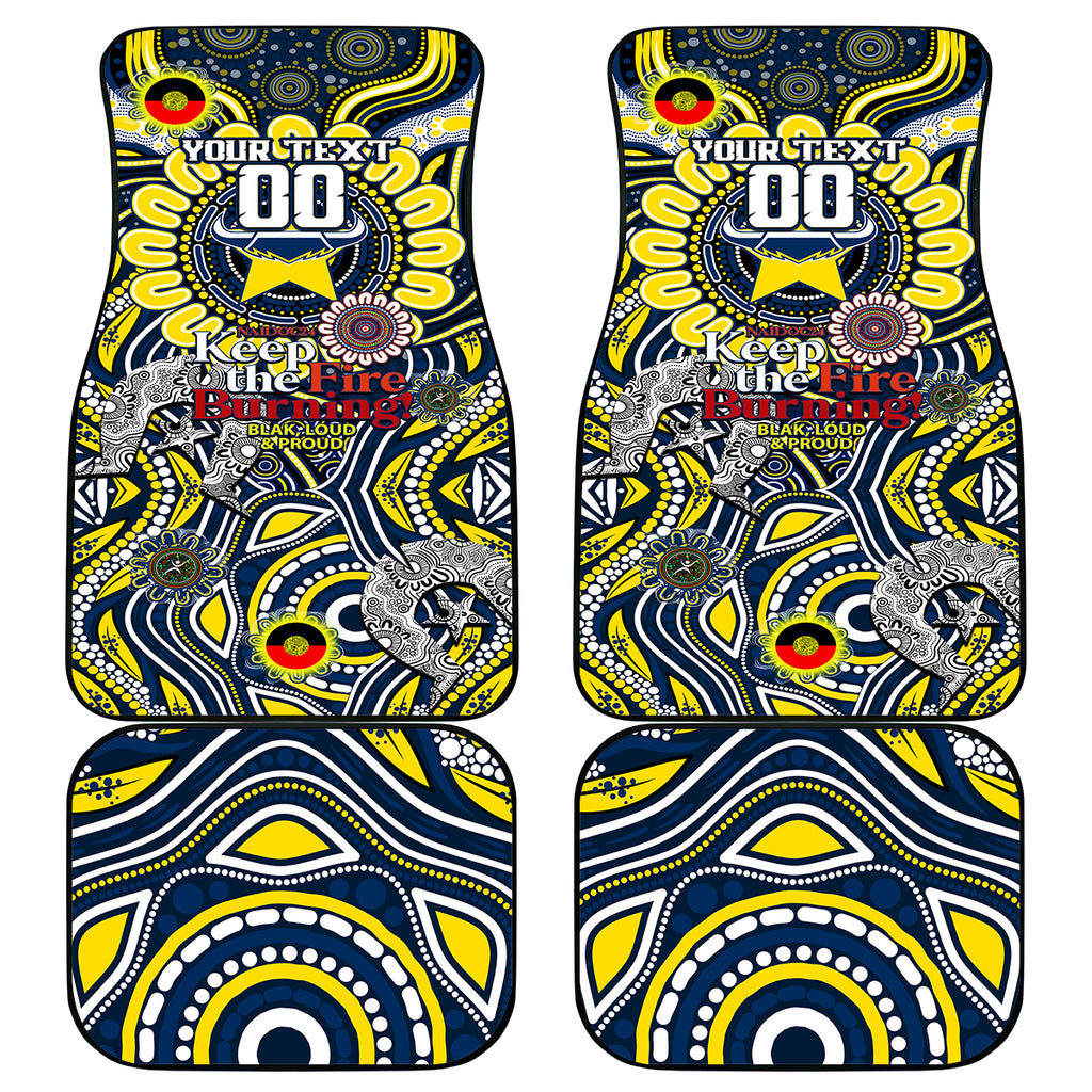 NAIDOC Week 2024 Cowboys Car Mats Mascot Rugby