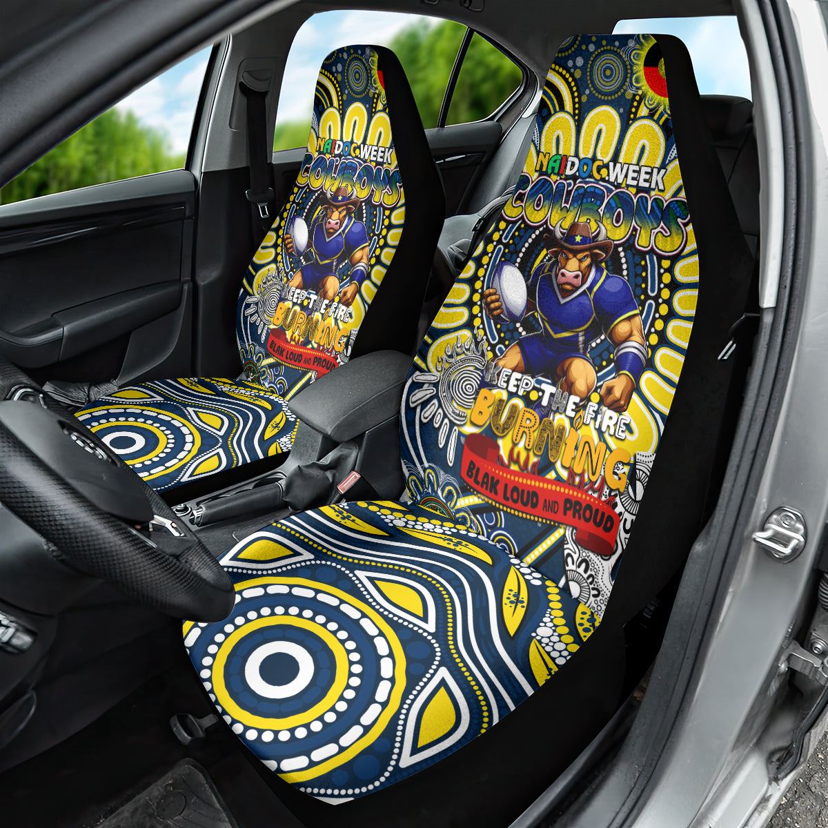 NAIDOC Week 2024 Cowboys Car Seat Cover Mascot Rugby