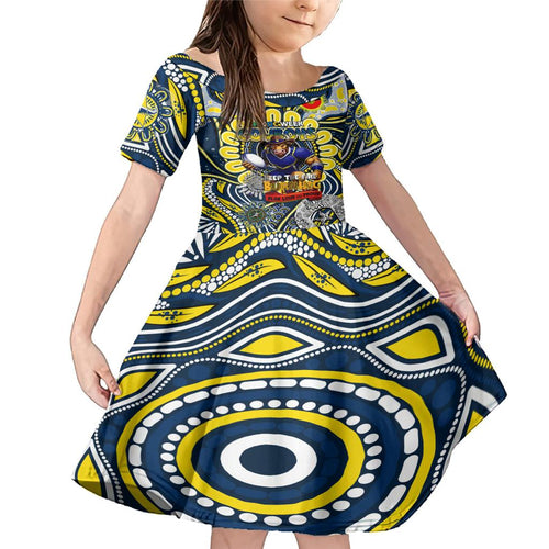 Custom NAIDOC Week 2024 Cowboys Family Matching Mermaid Dress and Hawaiian Shirt Mascot Rugby