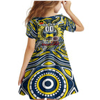 Custom NAIDOC Week 2024 Cowboys Family Matching Mermaid Dress and Hawaiian Shirt Mascot Rugby