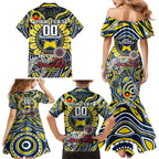 Custom NAIDOC Week 2024 Cowboys Family Matching Mermaid Dress and Hawaiian Shirt Mascot Rugby