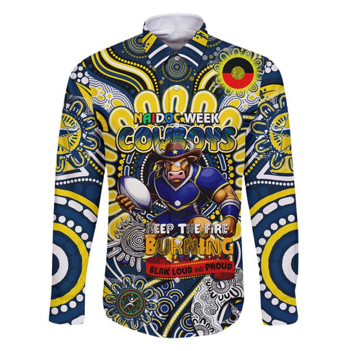 Custom NAIDOC Week 2024 Cowboys Family Matching Mermaid Dress and Hawaiian Shirt Mascot Rugby