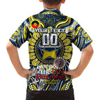 Custom NAIDOC Week 2024 Cowboys Family Matching Off Shoulder Short Dress and Hawaiian Shirt Mascot Rugby
