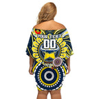 Custom NAIDOC Week 2024 Cowboys Family Matching Off Shoulder Short Dress and Hawaiian Shirt Mascot Rugby
