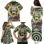 Custom NAIDOC Week 2024 Cowboys Family Matching Puletasi and Hawaiian Shirt Mascot Rugby