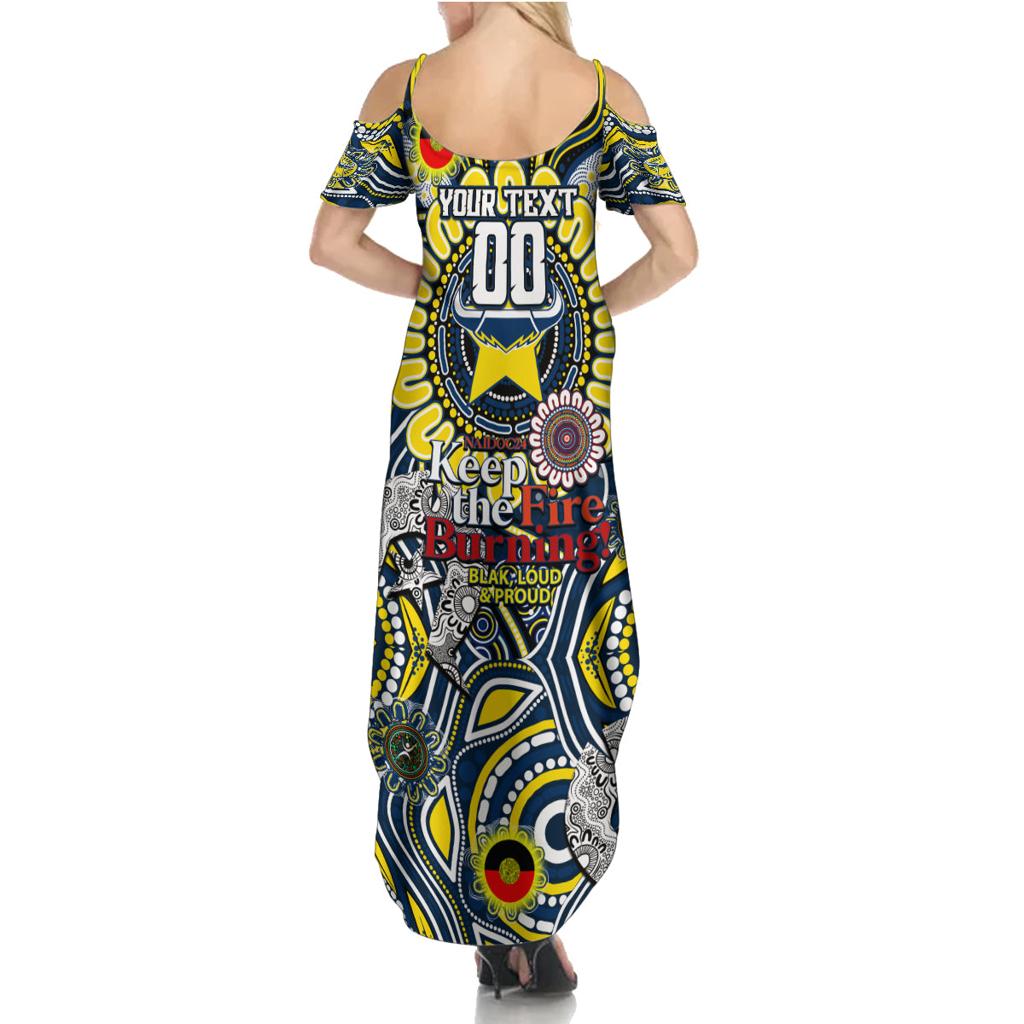 Custom NAIDOC Week 2024 Cowboys Family Matching Summer Maxi Dress and Hawaiian Shirt Mascot Rugby