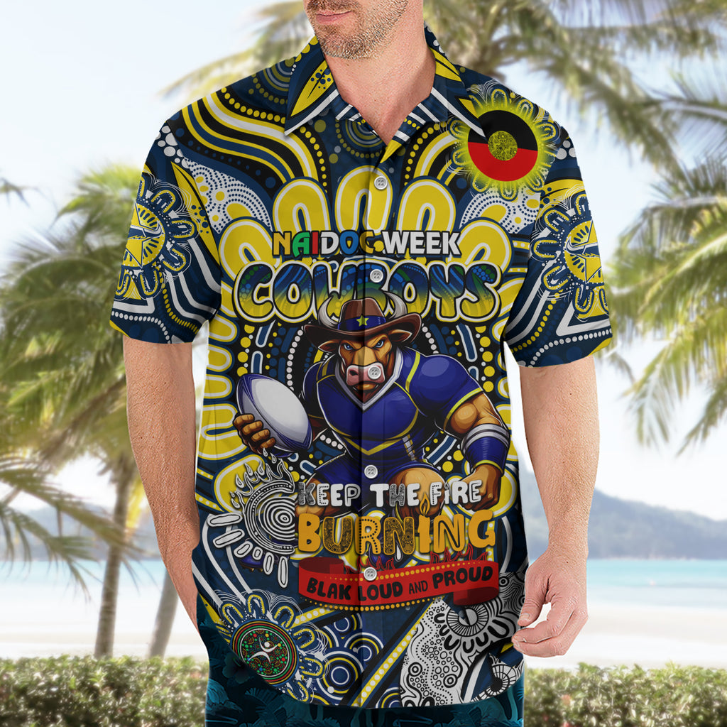 Custom NAIDOC Week 2024 Cowboys Hawaiian Shirt Mascot Rugby