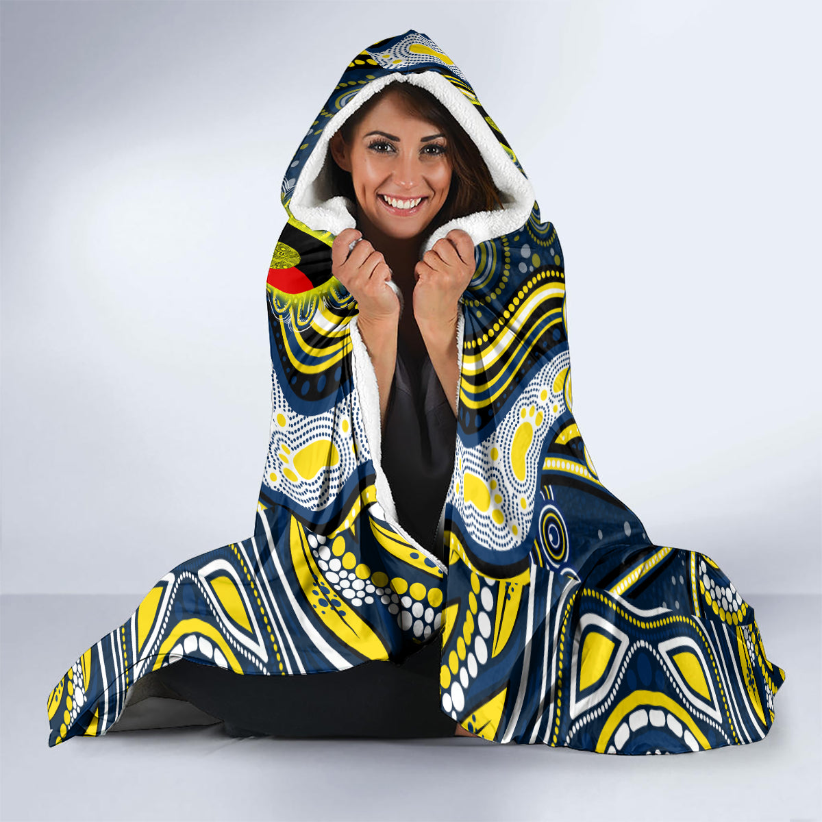 NAIDOC Week 2024 Cowboys Hooded Blanket Mascot Rugby