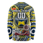 Custom NAIDOC Week 2024 Cowboys Long Sleeve Shirt Mascot Rugby