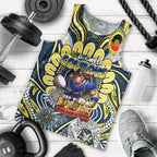 Custom NAIDOC Week 2024 Cowboys Men Tank Top Mascot Rugby