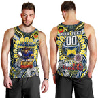 Custom NAIDOC Week 2024 Cowboys Men Tank Top Mascot Rugby