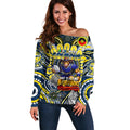 Custom NAIDOC Week 2024 Cowboys Off Shoulder Sweater Mascot Rugby