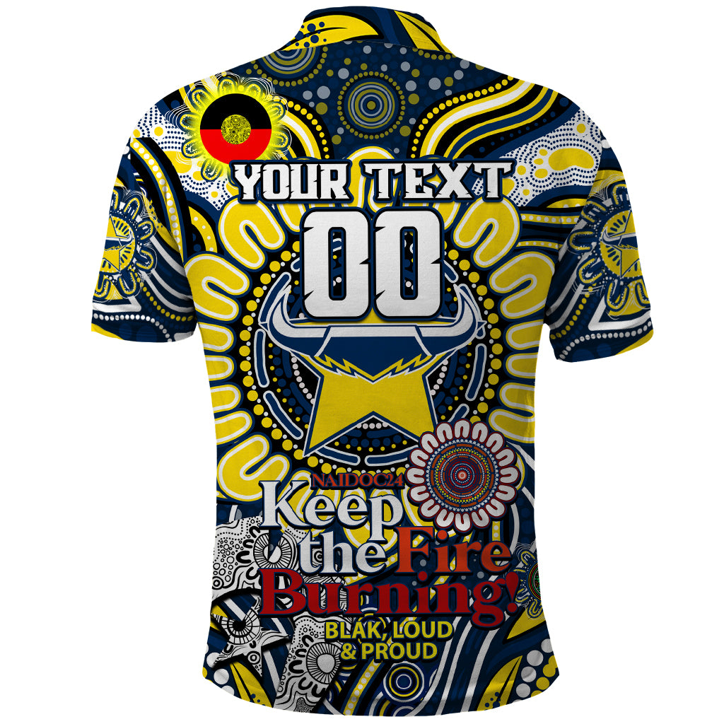Custom NAIDOC Week 2024 Cowboys Polo Shirt Mascot Rugby