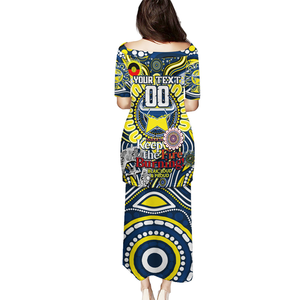 Custom NAIDOC Week 2024 Cowboys Puletasi Mascot Rugby