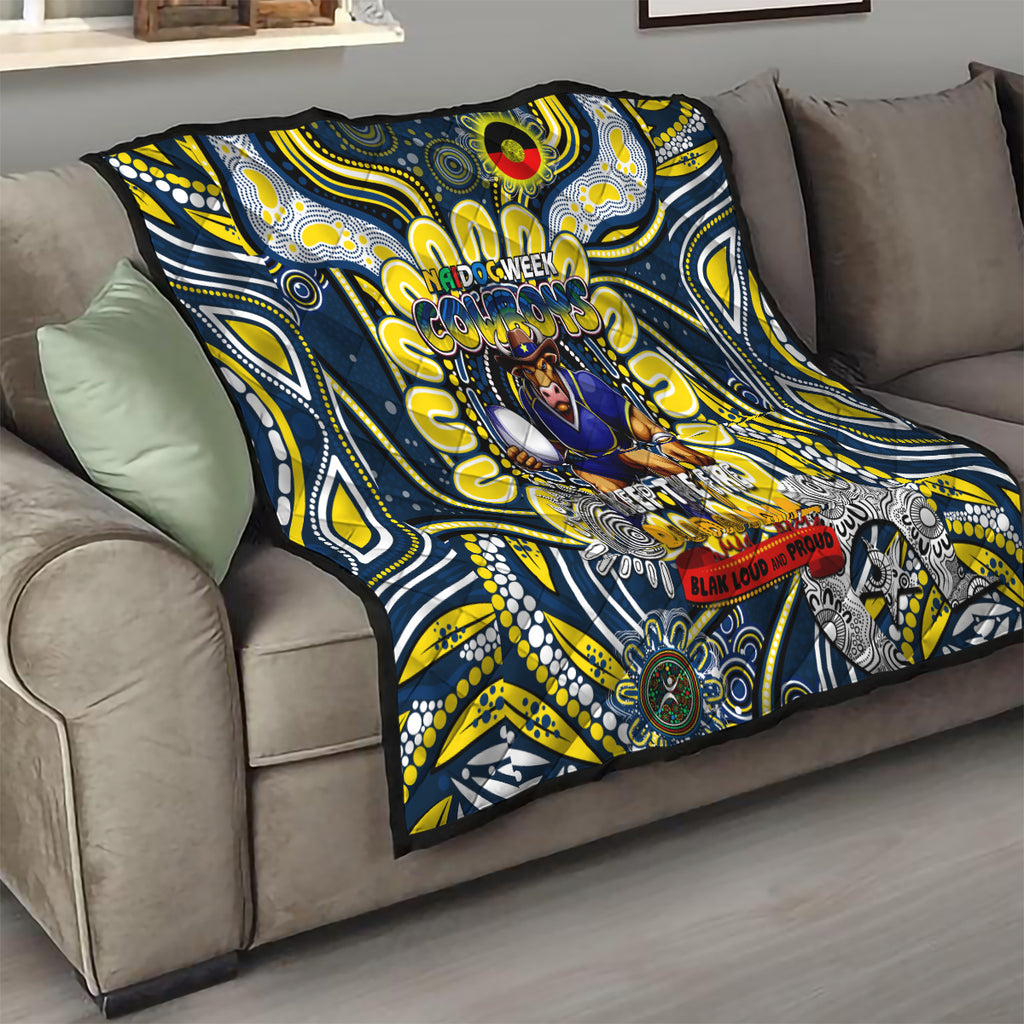 NAIDOC Week 2024 Cowboys Quilt Mascot Rugby