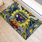 NAIDOC Week 2024 Cowboys Rubber Doormat Mascot Rugby