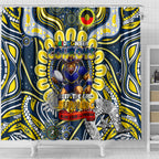 NAIDOC Week 2024 Cowboys Shower Curtain Mascot Rugby