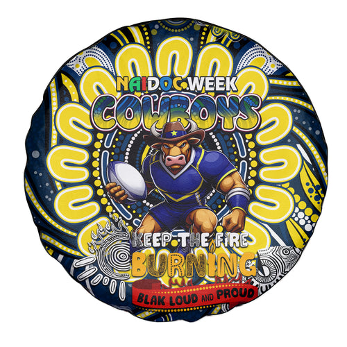 NAIDOC Week 2024 Cowboys Spare Tire Cover Mascot Rugby