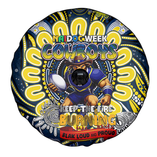 NAIDOC Week 2024 Cowboys Spare Tire Cover Mascot Rugby
