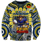 Custom NAIDOC Week 2024 Cowboys Sweatshirt Mascot Rugby