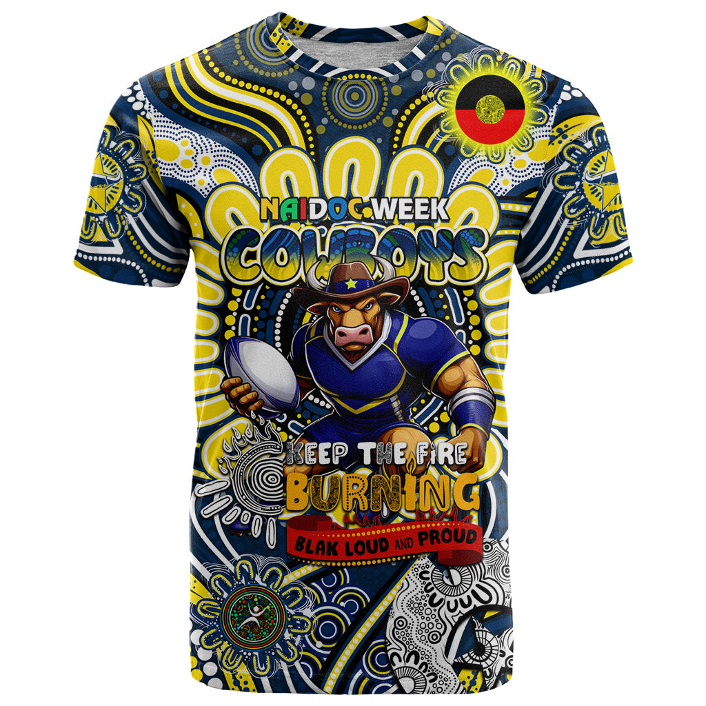 Custom NAIDOC Week 2024 Cowboys T Shirt Mascot Rugby