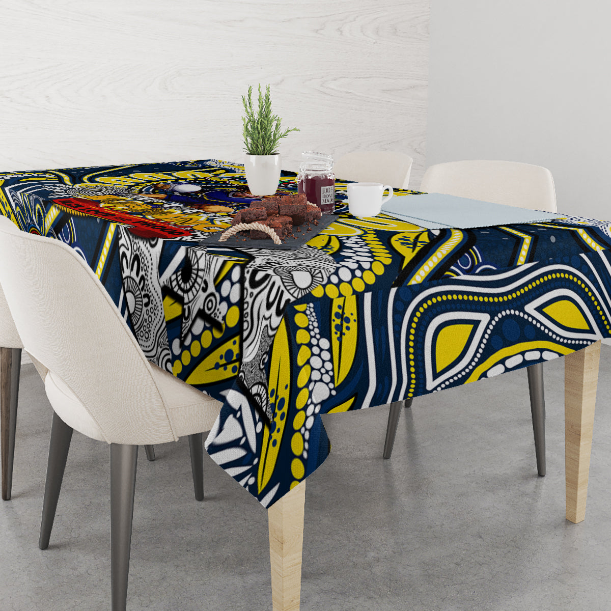 NAIDOC Week 2024 Cowboys Tablecloth Mascot Rugby