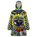 Custom NAIDOC Week 2024 Cowboys Wearable Blanket Hoodie Mascot Rugby