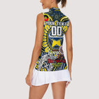 Custom NAIDOC Week 2024 Cowboys Women Sleeveless Polo Shirt Mascot Rugby