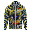 Custom NAIDOC Week 2024 Cowboys Zip Hoodie Mascot Rugby