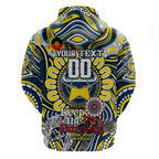 Custom NAIDOC Week 2024 Cowboys Zip Hoodie Mascot Rugby