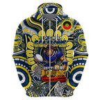 Custom NAIDOC Week 2024 Cowboys Zip Hoodie Mascot Rugby