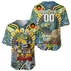 Custom NAIDOC Week 2024 Eels Baseball Jersey Mascot Rugby