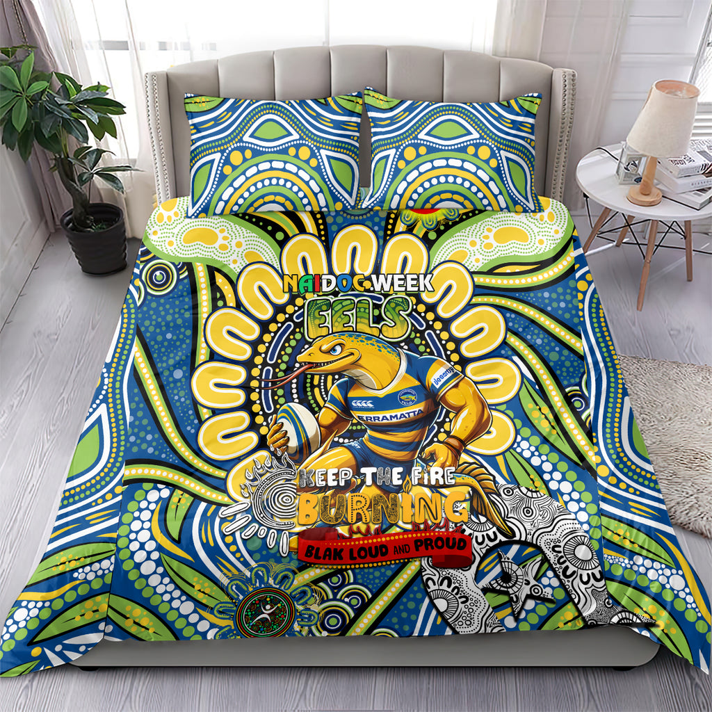 NAIDOC Week 2024 Eels Bedding Set Mascot Rugby