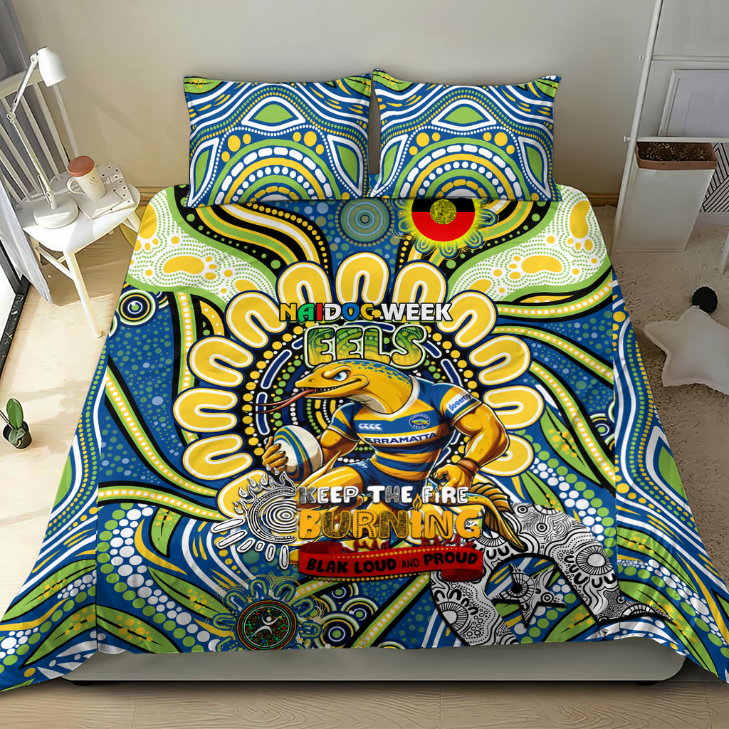 NAIDOC Week 2024 Eels Bedding Set Mascot Rugby