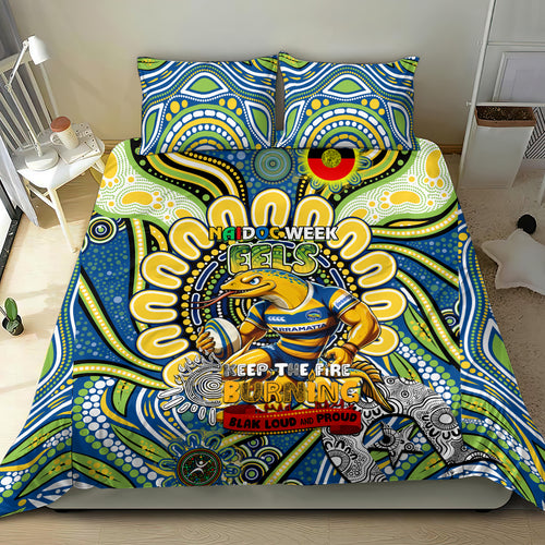 NAIDOC Week 2024 Eels Bedding Set Mascot Rugby