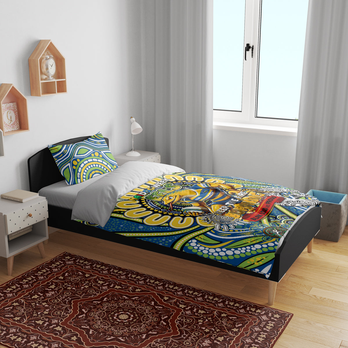 NAIDOC Week 2024 Eels Bedding Set Mascot Rugby