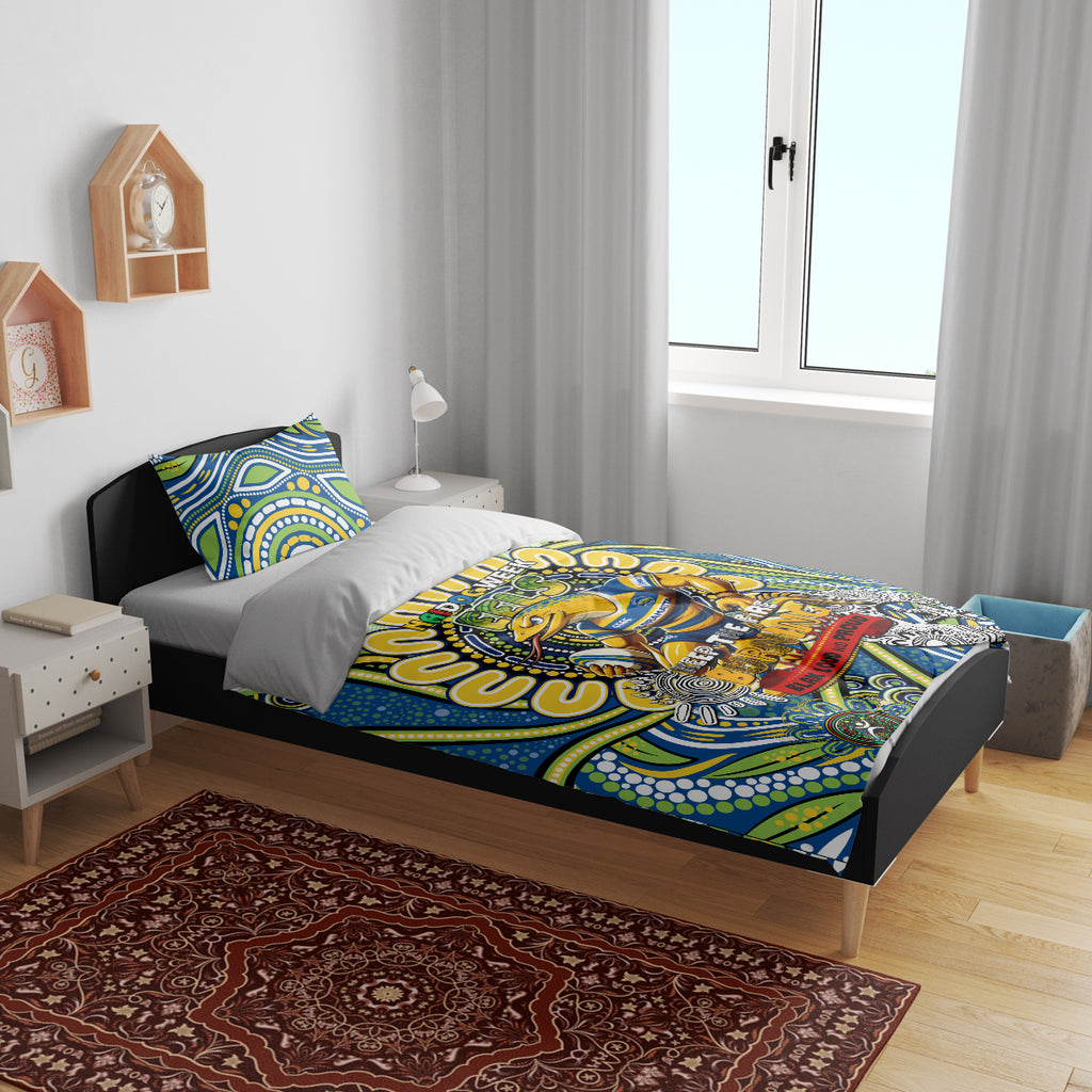 NAIDOC Week 2024 Eels Bedding Set Mascot Rugby