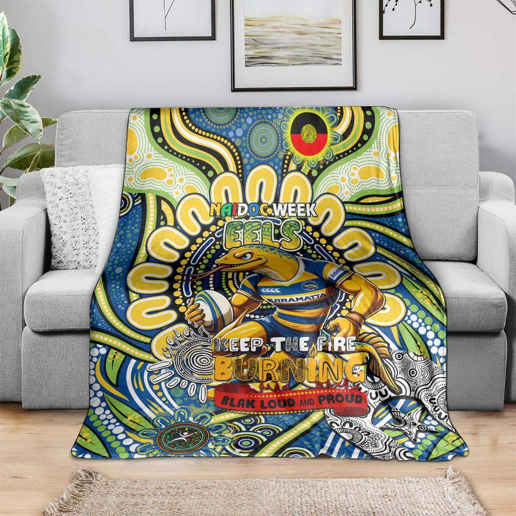 NAIDOC Week 2024 Eels Blanket Mascot Rugby