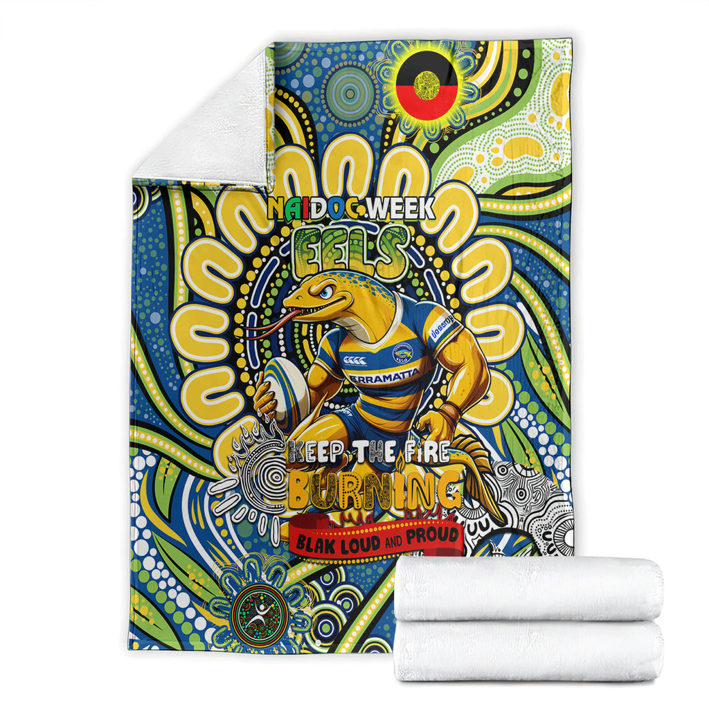 NAIDOC Week 2024 Eels Blanket Mascot Rugby