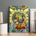 NAIDOC Week 2024 Eels Canvas Wall Art Mascot Rugby