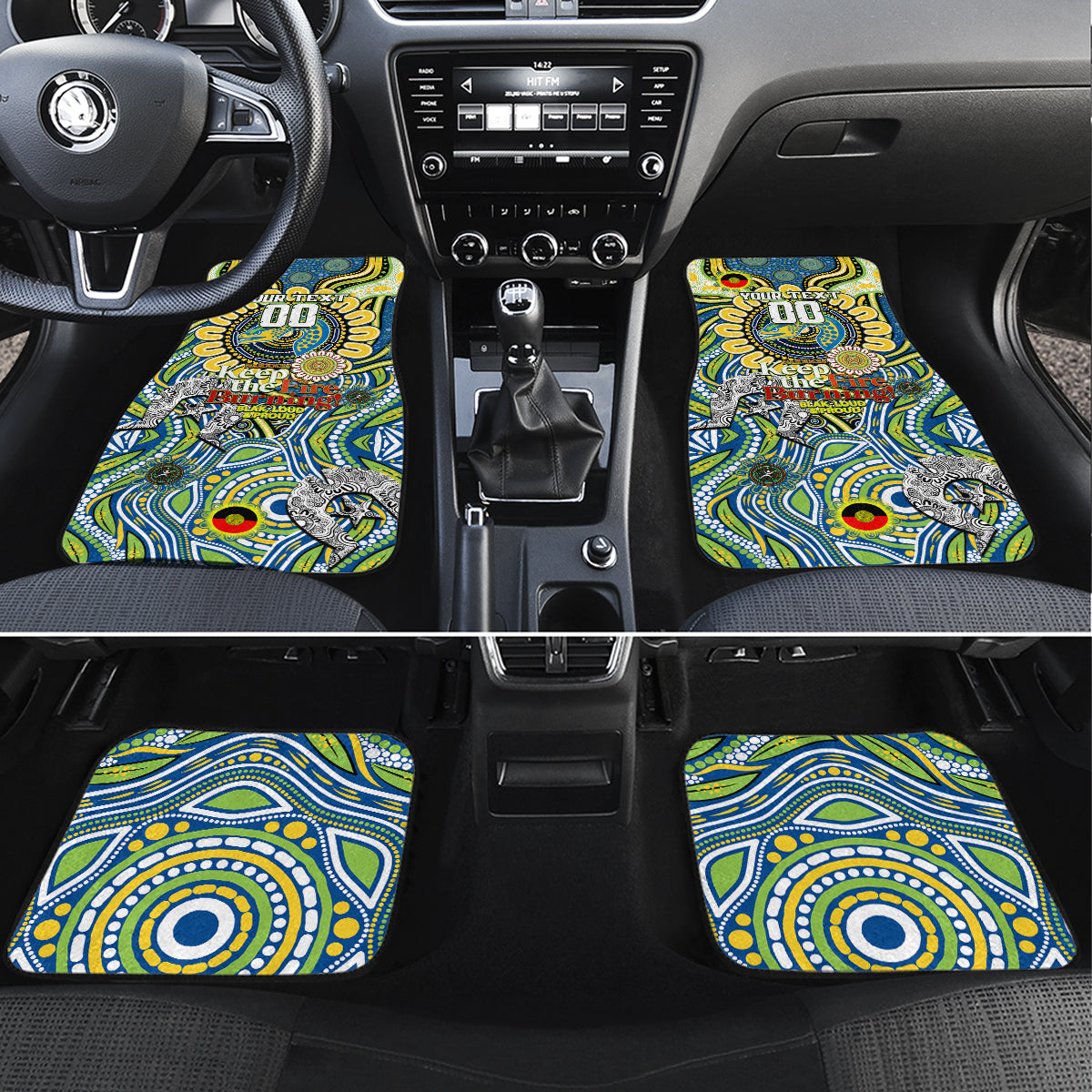 NAIDOC Week 2024 Eels Car Mats Mascot Rugby